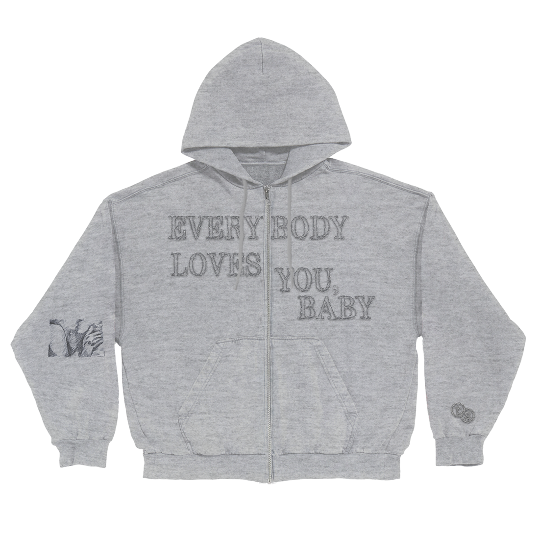 Troye Sivan - EVERYBODY LOVES YOU BABY ZIP HOODIE