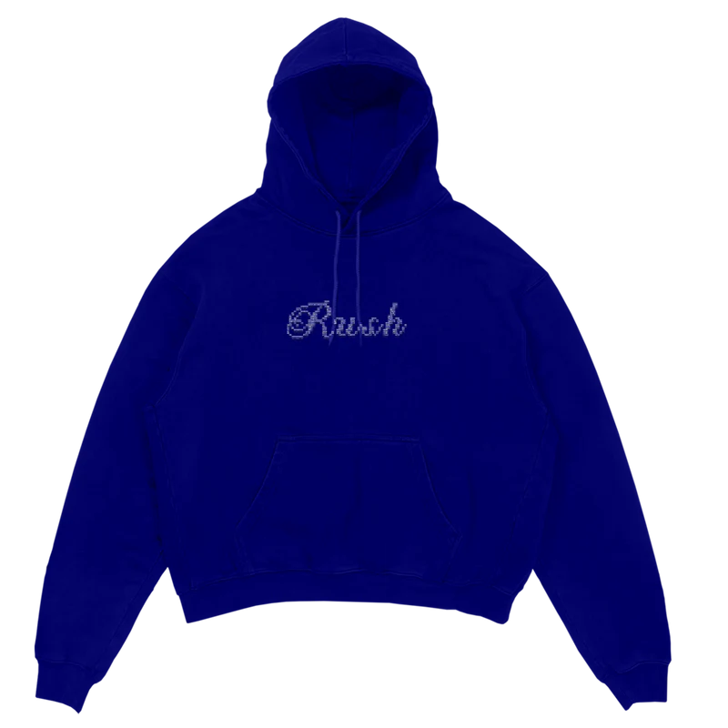 Troye Sivan - Rush Royal Rhinestone Hoodie