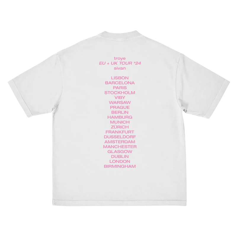 Troye Sivan - ONE OF YOUR GIRLS EU / UK TOUR T-SHIRT