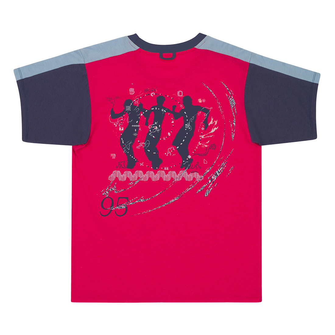 Troye Sivan - RUSH SILHOUETTE COLORBLOCK RED TEE