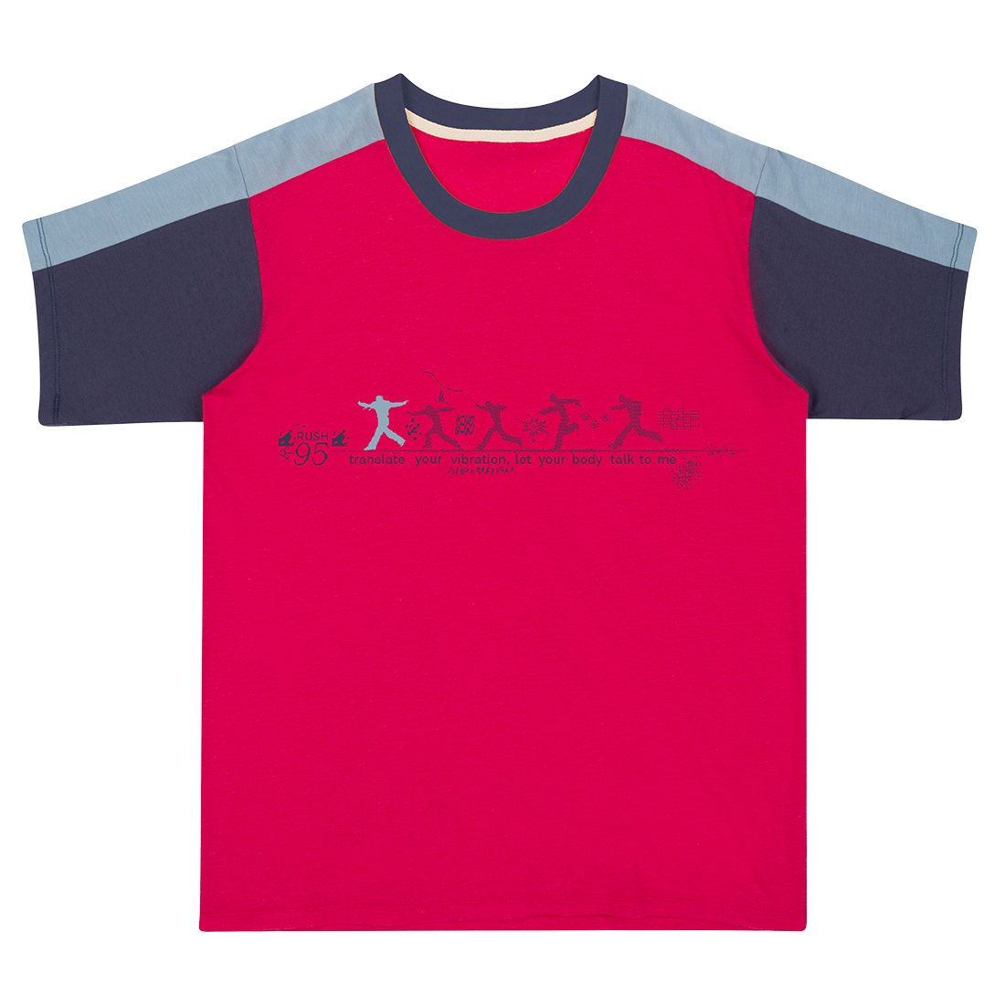 Troye Sivan - RUSH SILHOUETTE COLORBLOCK RED TEE