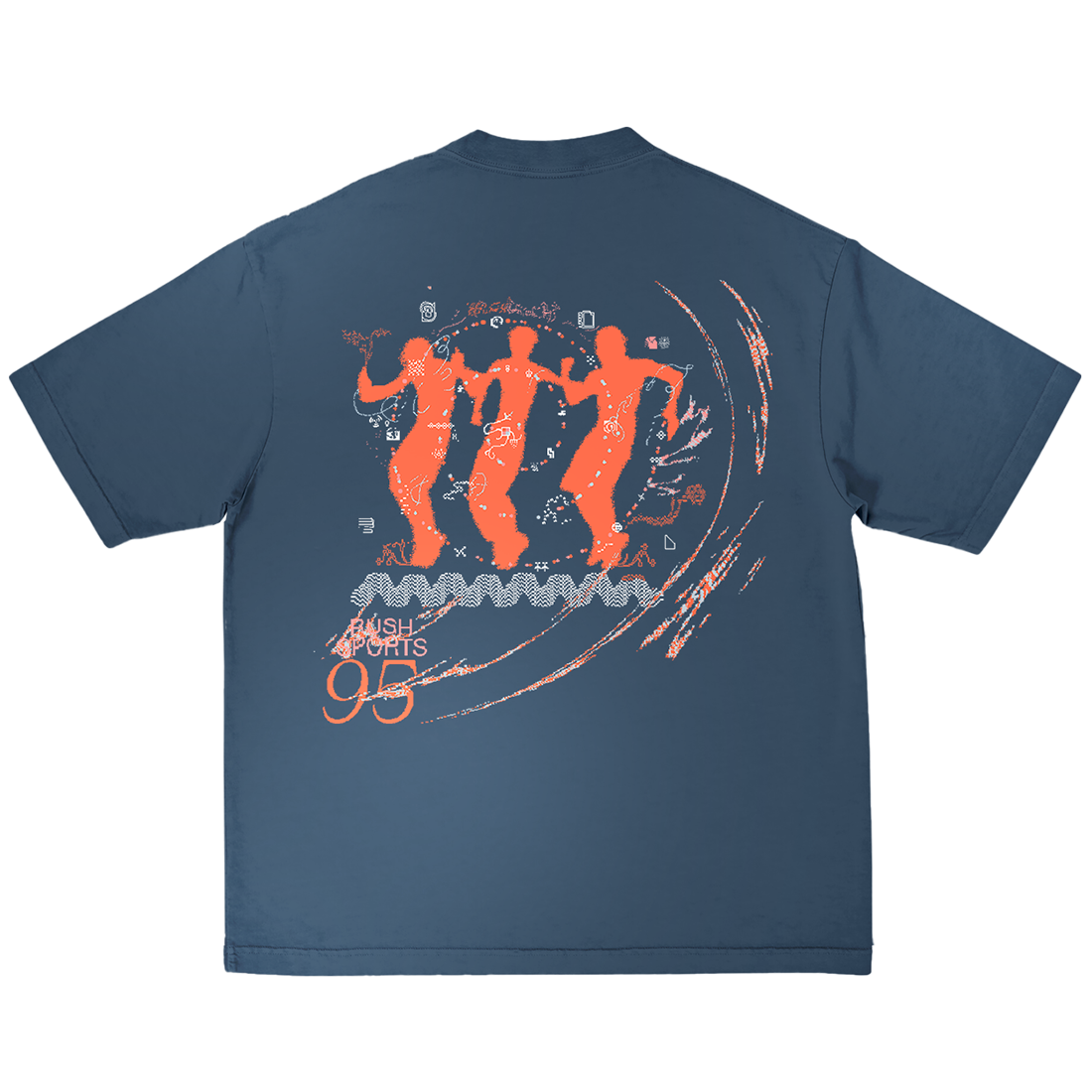 Troye Sivan - RUSH SILHOUETTE BLUE TEE