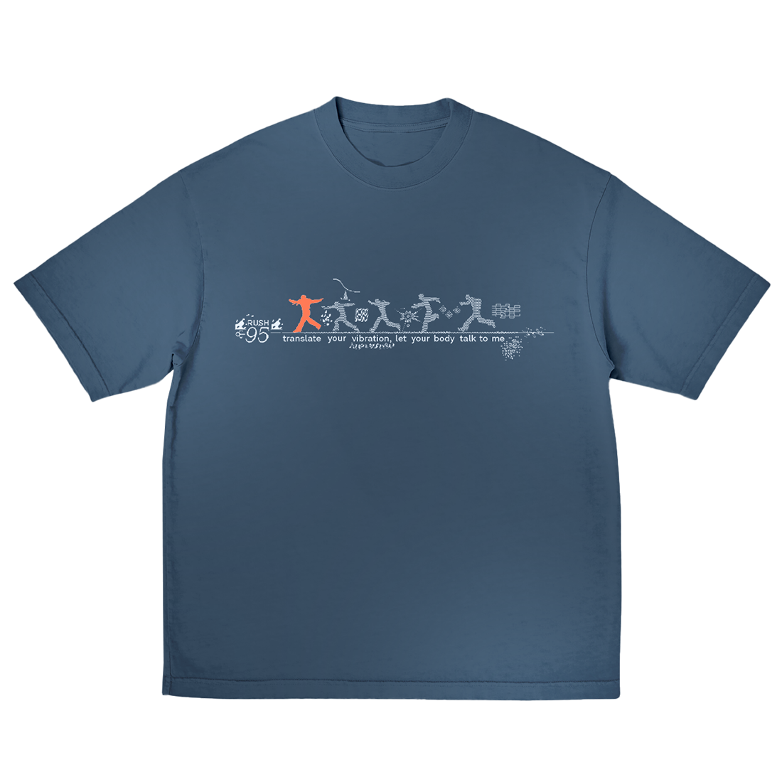 Troye Sivan - RUSH SILHOUETTE BLUE TEE